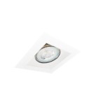 Square flush-mounted lamps - Brosline Cage in mini 1-1 recessed lamp - White 3033 - product 1