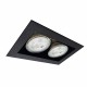 Brosline Lampa wpuszczana Cage in mini 1-2 - Czarna 3034