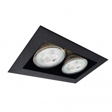 Brosline Lampa wpuszczana Cage in mini 1-2 - Czarna 3034