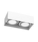 Square ceiling luminaires - Brosline Plafond Cage out 0-2 - White (85 mm) 1270 - product 1
