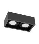 Square ceiling luminaires - Brosline Plafond Cage out 1-2 - Black (85 mm) 1273 - product 1