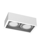 Square ceiling luminaires - Brosline Plafond Cage out 1-2 - White (85 mm) 1274 - product 1