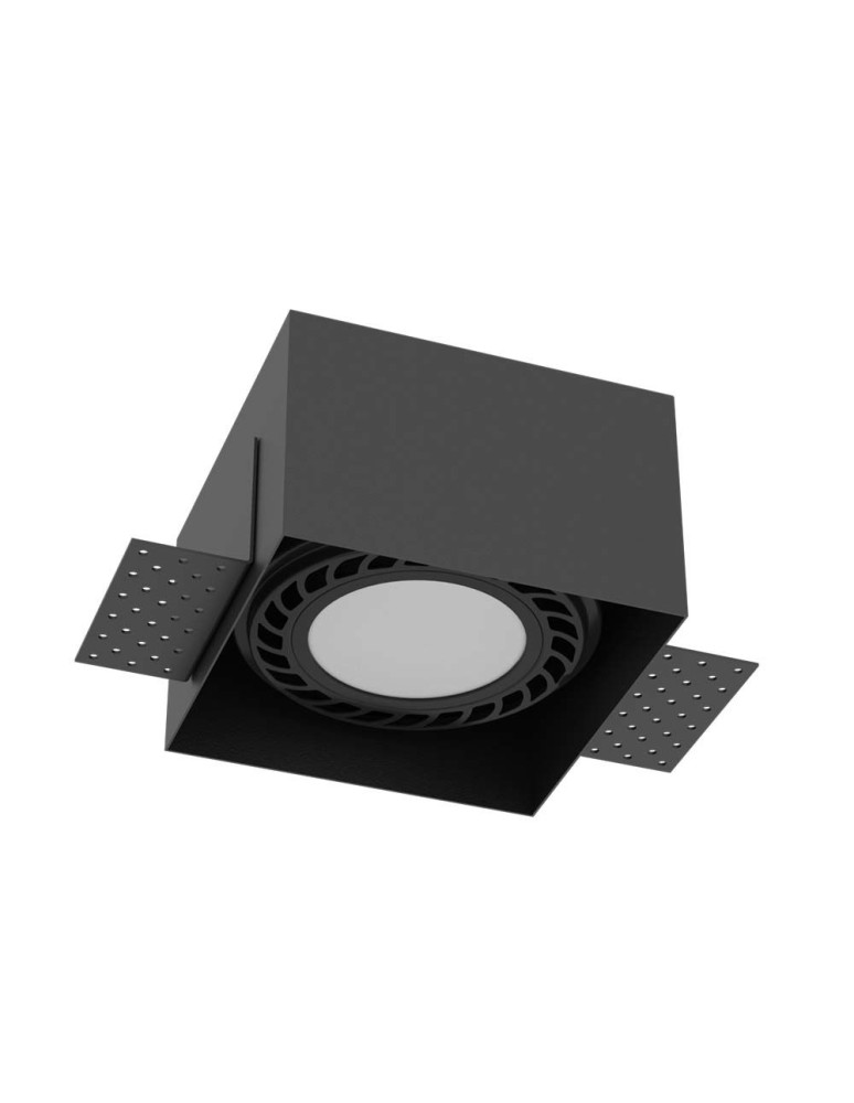 Frameless flush-mounted lamps - trimless - Brosline Cage recessed lamp in 0-1 - Black 3268 - product kolory-swiatla.pl 1