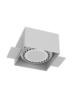 Brosline Lampa wpuszczana Cage in 0-1 - Biała 3269