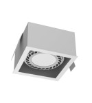 Square flush-mounted lamps - Brosline Cage recessed lamp in 1-1 - White 3273 - product 1