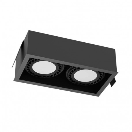 Brosline Lampa wpuszczana Cage in 1-2 - Czarna 3274