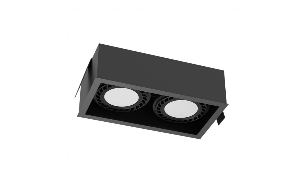 Brosline Lampa wpuszczana Cage in 1-2 - Czarna 3274
