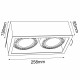 Brosline Lampa wpuszczana Cage in 1-2 - Czarna 3274