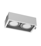 Square flush-mounted lamps - Brosline Recessed Lamp Cage in 1-2 - White 3275 - product 1