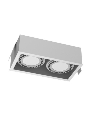 Brosline Recessed Lamp Cage in 1-2 - White 3275