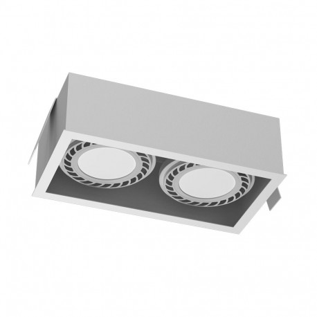 Brosline Lampa wpuszczana Cage in 1-2 - Biała 3275