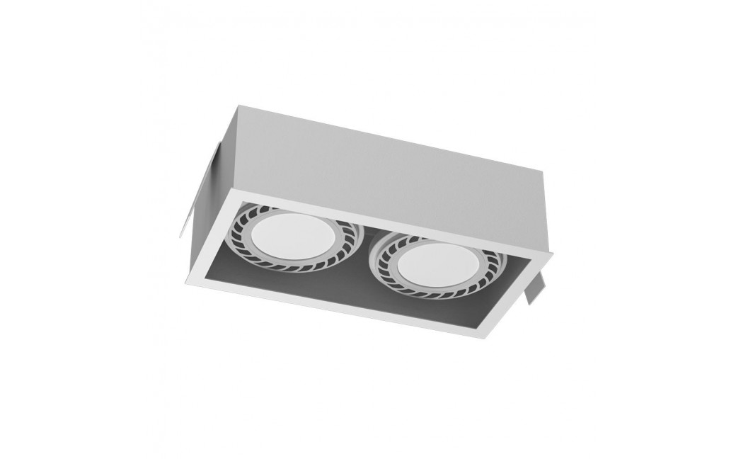 Brosline Lampa wpuszczana Cage in 1-2 - Biała 3275