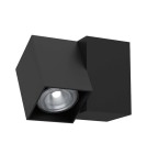 Spotlight ceiling lamps - Brosline Spotlight Cube 1 - Black (95 mm) 2292 - product 1