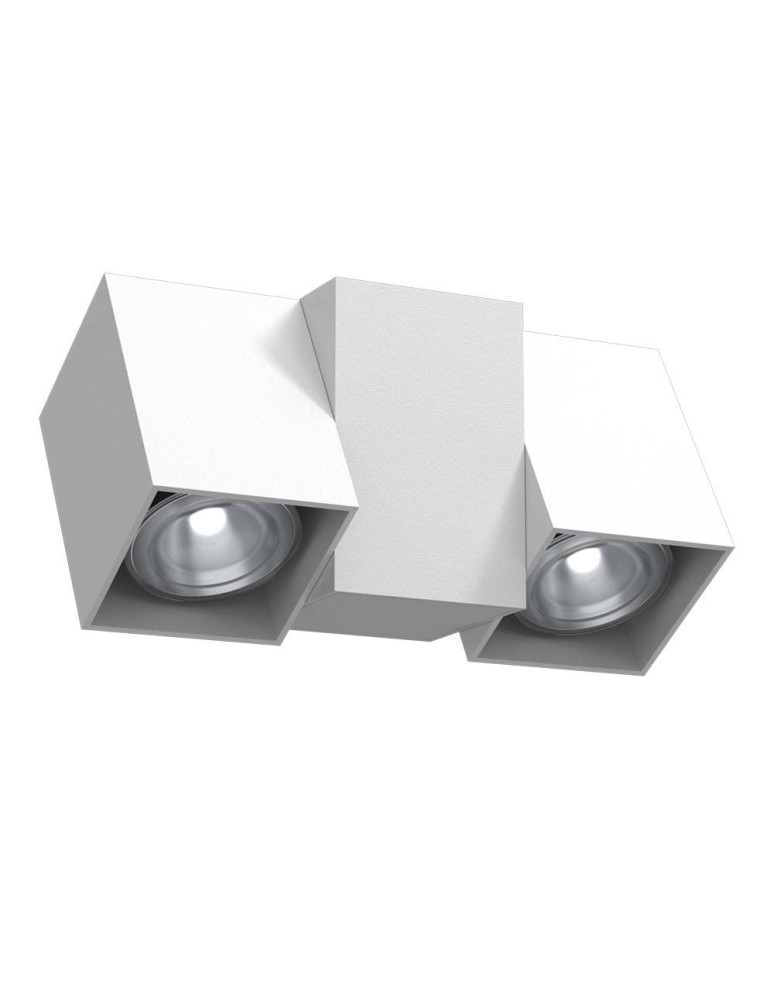 Spotlight ceiling lamps - Brosline Spotlight Cube 2 - White (95 mm) 2295 - product kolory-swiatla.pl 1