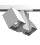 Lamps for 1 phase busbars - Brosline Spot Cube Track 2 - White - Rail 1F 230V 6263 - product 1