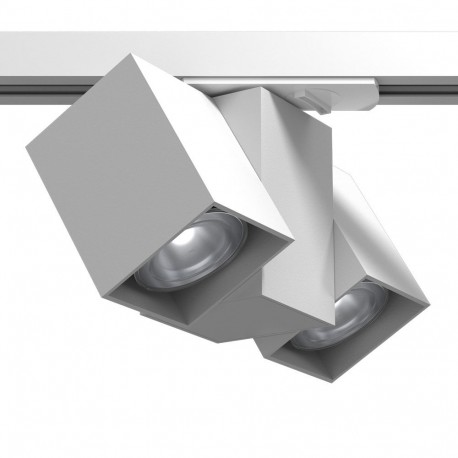 Brosline Spot Cube Track 2 - Biały - Szynoprzewód 1F 230V 6263