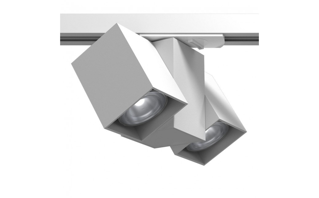 Brosline Spot Cube Track 2 - Biały - Szynoprzewód 1F 230V 6263