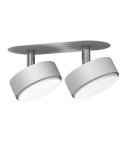 Recessed ceiling spotlights - Brosline Drop in 2 recessed lamp - White 3276 - product 1