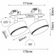 Brosline Lampa wpuszczana Drop in 2 - Biała 3276