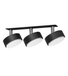 Recessed ceiling spotlights - Brosline Drop in 3 recessed lamp - Black 3262 - product 1
