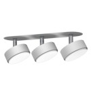 Recessed ceiling spotlights - Brosline Drop in 3 recessed lamp - White 3277 - product 1