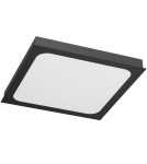 Square plafonds - Brosline Plafond Hika - Black (410x410 mm) 3000K 1052 - product 1