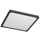 Square plafonds - Brosline Plafond Hika - Black (610x610 mm) 3000K 1056 - product 1