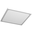 Square plafonds - Brosline Plafond Hika - White (610x610 mm) 3000K 1058 - product 1