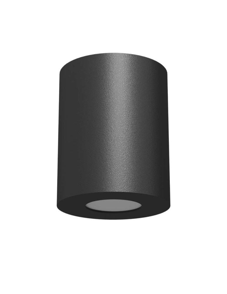 Round ceiling luminaires - Brosline Plafond Point H 80 - Black IP44 (100 mm) 1256 - product kolory-swiatla.pl 1