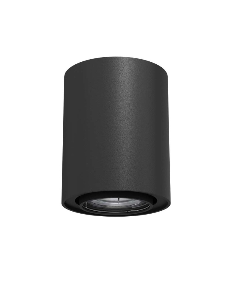 Round ceiling luminaires - Brosline Plafond Point H 80 move - Black (100 mm) 1258 - product kolory-swiatla.pl 1