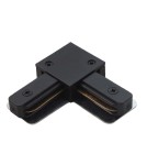 Accessories for 1 phase busbars - Brosline Surface-mounted rail L switch 1F 230V - Black 6306 - product 1