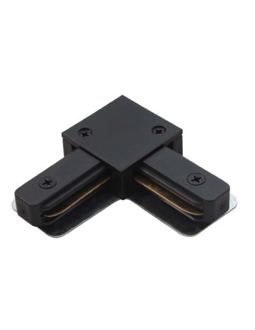 Brosline Surface-mounted rail L switch 1F 230V - Black 6306