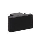 Accessories for 1 phase busbars - Brosline Surface-mounted rail termination 1F 230V - Black 6310 - product 1