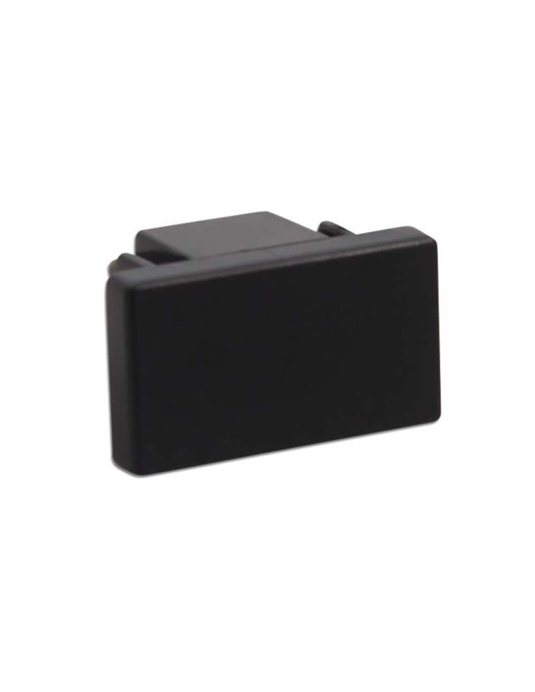 Accessories for 1 phase busbars - Brosline Surface-mounted rail termination 1F 230V - Black 6310 - product kolory-swiatla.pl 1
