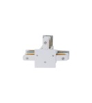 Accessories for 1 phase busbars - Brosline flush-mounted rail T-connector 1F 230V - White 6348 - product 1