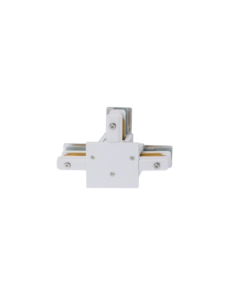 Accessories for 1 phase busbars - Brosline flush-mounted rail T-connector 1F 230V - White 6348 - product kolory-swiatla.pl 1