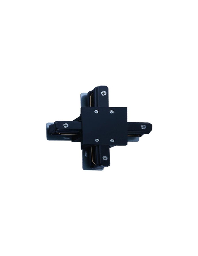 Accessories for 1 phase busbars - Brosline 1F 230V flush-mounted busbar cross-connector - Black 6353 - product kolory-swiatla.pl 1