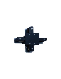 Brosline Łącznik krzyżowy szynoprzewodu podtynkowego 1F 230V - Czarny 6353