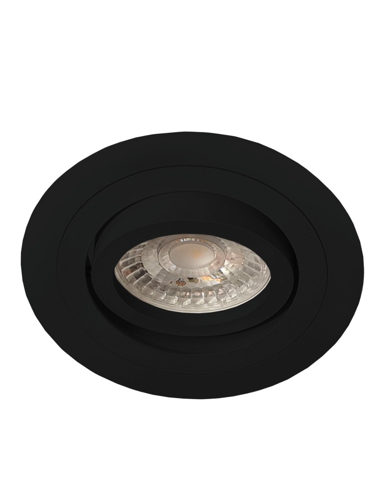 Round flush-mounted lamps - Brosline Recessed Lamp Tochi in - Black 3024 - product kolory-swiatla.pl 1