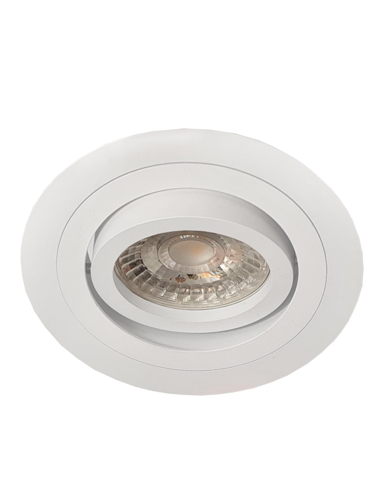 Round flush-mounted lamps - Brosline Recessed Lamp Tochi in - White 3025 - product kolory-swiatla.pl 1