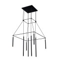 Dohar Lampa wisząca alha H - (750 mm) Czarna 9010