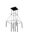 Dohar pendant lamp alha H - (750 mm) Black 9010