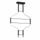 Dohar Lampa wisząca alha S 2 - Czarna (570 mm) 4000K 9053