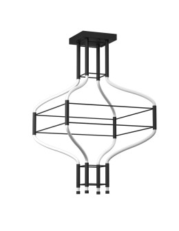 Dohar pendant lamp alha S 4 - Black (780 mm) Premium 3000 - 6000K 9054