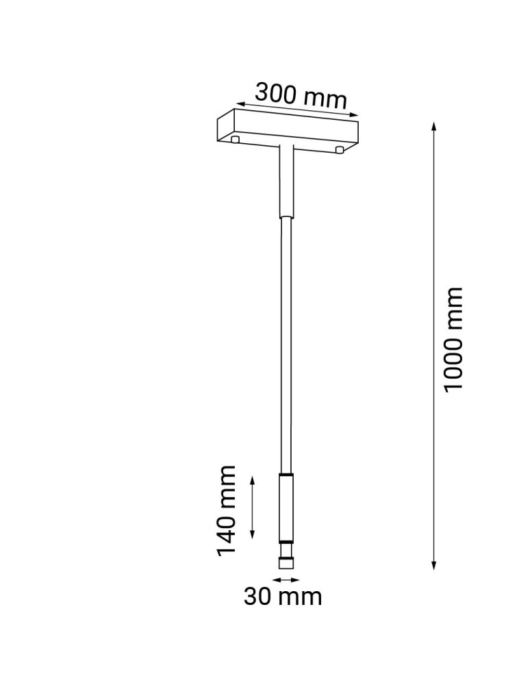 Designer pendant lamps - Dohar pendant lamp alha S 1 - Black 3000K 9069 - product kolory-swiatla.pl 2