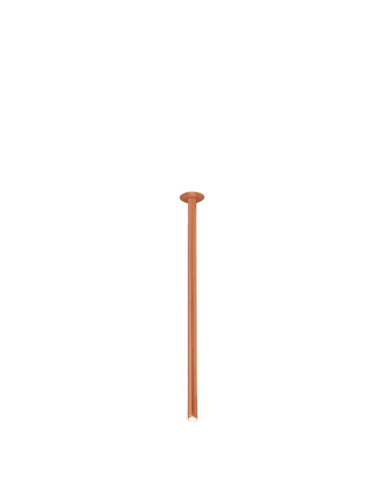 Decorative flush-mounted lamps - Dohar recessed lamp alha T - Matte lacquered copper (900 mm) 9429 - product kolory-swiatla.pl 1
