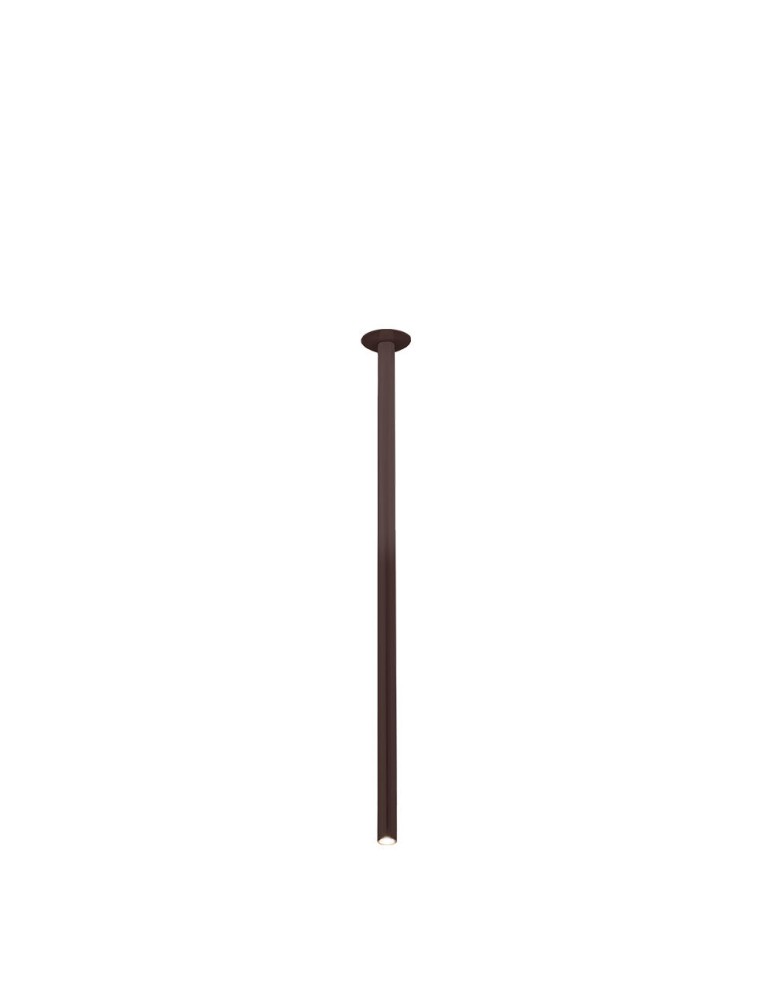 Decorative flush-mounted lamps - Dohar recessed lamp alha T - Chocolate matte (1000 mm) 9431 - product kolory-swiatla.pl 1