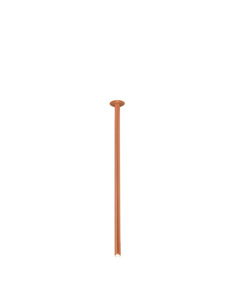 Decorative flush-mounted lamps - Dohar recessed lamp alha T - Matte lacquered copper (1000 mm) 9432 - product kolory-swiatla.pl 1