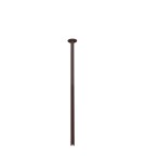 Decorative flush-mounted lamps - Dohar recessed lamp alha T - Chocolate matte (1100 mm) 9435 - product 1
