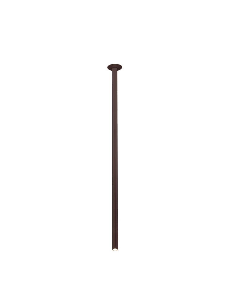 Decorative flush-mounted lamps - Dohar recessed lamp alha T - Chocolate matte (1200 mm) 9438 - product kolory-swiatla.pl 1